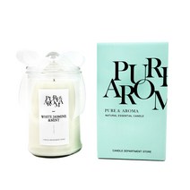 에인디 핸드메이드 퓨어 앤 아로마 소이 캔들 750g, 화이트쟈스민&민트, 1개