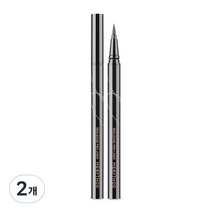 메리쏘드 릴엣지 펜라이너 아이라이너 0.4g, 브라운, 2개