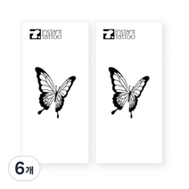 인스턴트 타투 2p, 라인버터플라이, 6개