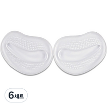 나음다름 충격 흡수 발바닥 보호대 좌 + 우 세트 투명, 6세트