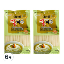효자원식품 아침에 쌀국수, 500g, 6개