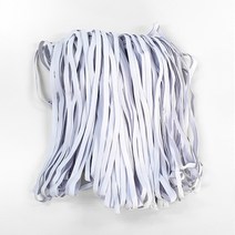 납작 고무줄 8~9mm x 90m, 화이트, 1개