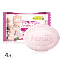 성원화장품 비너스 퍼퓸 속옷전용 비누, 120g, 4개
