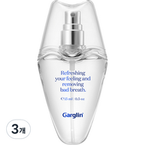 가그린 후레쉬 브레스 민트 구강세정제, 15ml, 3개