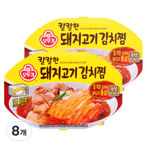 오뚜기 칼칼한 돼지고기김치찜 180gx2개, 180g, 8개