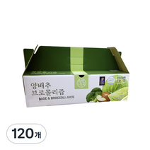 착한톡톡 양배추브로콜리즙, 120개, 80ml