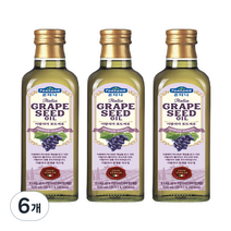 폰타나 이탈리아 포도씨유 마라스카, 500ml, 6개
