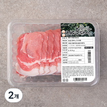 파머스팩 제주흑돼지 미박 등심 구이용 (냉장), 600g, 2개