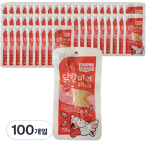 테비 닭한마리 플러스 반려동물 간식 닭 20g, 닭가슴살, 100개입