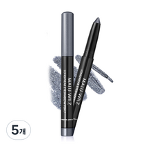 마루빌츠 롱웨어 아이섀도우 펜 1.4g, 7호 네이비블루, 5개