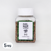 딜리셔스마켓 천연향신료 큐민씨드 소형, 60g, 5개입