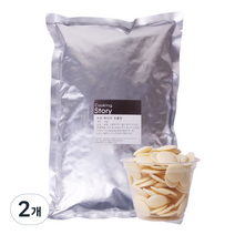 쿠킹스토리 르본 코팅 화이트초콜릿, 1kg, 2개