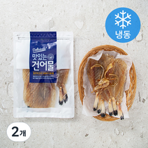 해맑은푸드 통순살 아귀포 (냉동), 300g, 2개