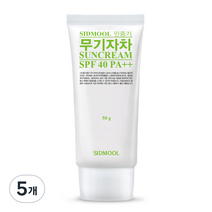 시드물 민중기 무기자차 썬크림 SPF 40 PA++, 5개, 50g