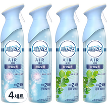 페브리즈 화장실용 에어 상쾌한하늘향 275g 2개 + 산뜻한정원향 275g 2개, 4세트
