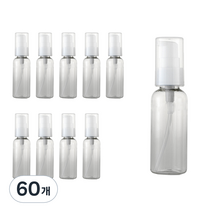 화장품 펌프용기 50ml, 흰색, 60개