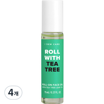 아이듀케어 롤 위드 티트리 롤온 페이스 오일, 11ml, 4개