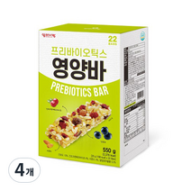 엄마사랑 프리바이오틱스 영양바, 550g, 4개