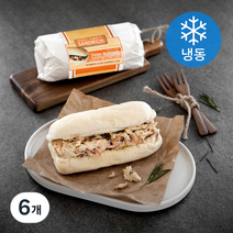 테이트 이탈밀 치킨머쉬룸 치아바타 샌드위치 (냉동), 165g, 6개
