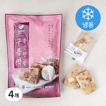 창억 쫄깃한 팥구름떡 (냉동), 4개, 400g
