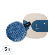 크룬 물로만 하는 모공 클렌징 엔젤퍼프 싱글팩 세안용, 오션, 5개