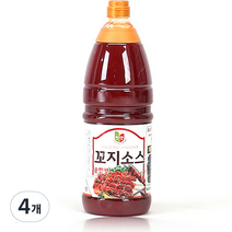 첫맛 꼬지소스 순한맛, 2.1kg, 4개