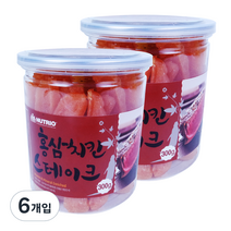 뉴트리오 스테이크 반려견 간식, 홍삼 + 치킨 혼합맛, 6개입
