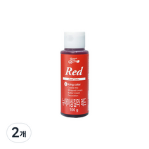 브레드가든 뉴아이싱칼라 레드, 2개, 100g