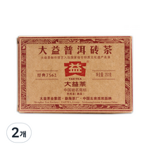 대익차 보이차 7562 (301) 숙차, 250g, 2개, 2개