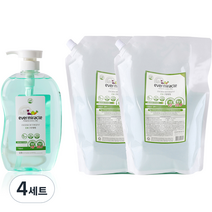 에버미라클 EM 주방세제 750ml + 리필 1.5L x 2p, 4세트