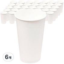더빈썸 무지 종이컵 380ml, 100개입, 6개
