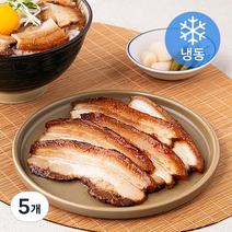하코야 차슈 슬라이스 돼지 삼겹살 (냉동), 210g, 5개