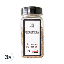 딜리셔스마켓 몬트리올 스테이크 시즈닝 중형, 250g, 3개