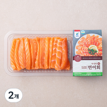 은하수산 숙성한 연어회, 200g, 2개