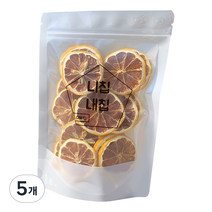 니칩내칩 씨있는 건조 레몬 과일칩, 40g, 5개