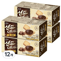 샌드에이스 찐초코 과자쿠키, 68g, 12개