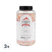 바스참 히말라야 다이아몬드솔트 입욕제 핑크솔트, 1.2kg, 3개