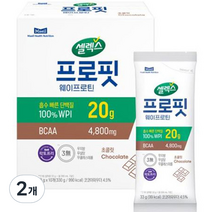 셀렉스 프로핏 웨이프로틴 파우더 초콜릿, 2개, 330g