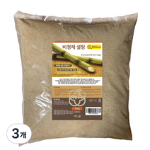 미다온 비정제 설탕, 5kg, 3개