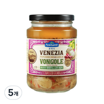 폰타나 베네치아 페페론치노 앤 갈릭 봉골레 파스타소스, 430g, 5개