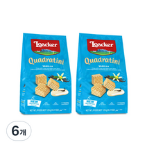 로아커 웨하스 바닐라, 125g, 6개