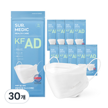 써메딕 헬스케어 비말차단용 3D 마스크 대형 KF-AD, 3개입, 30개