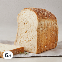 신라명과 인생곡물식빵, 420g, 6개