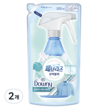 페브리즈 섬유탈취제 보충형, 320ml, 2개, 실내건조 프레시 클린향
