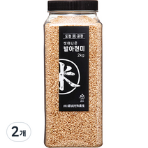 도정공장 씻어나온 발아현미, 2kg, 2개