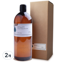 아로마랩 바이탈리티 바디오일 대용량, 1L, 2개