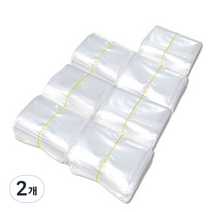 인비닐 투명 지퍼백 12 x 12 cm, 700개, 2개