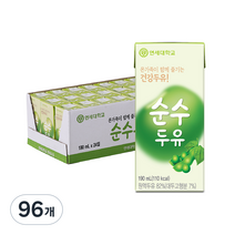 연세우유 순수두유, 96개, 190ml