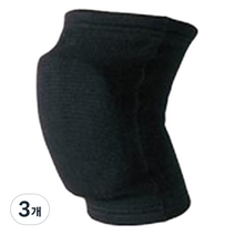 디앤엠 25mm 충격흡수 배구용패드 무릎보호대 837 검정, 3개