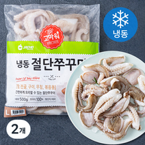 고마워 절단쭈꾸미 (냉동), 500g(L), 2개